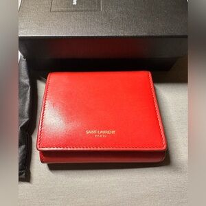 Authentic Saint Laurent Tri-fold wallet